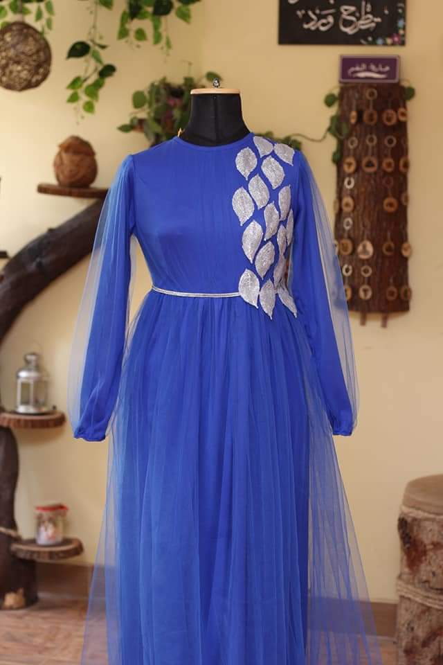 Royal bllue soiree dress